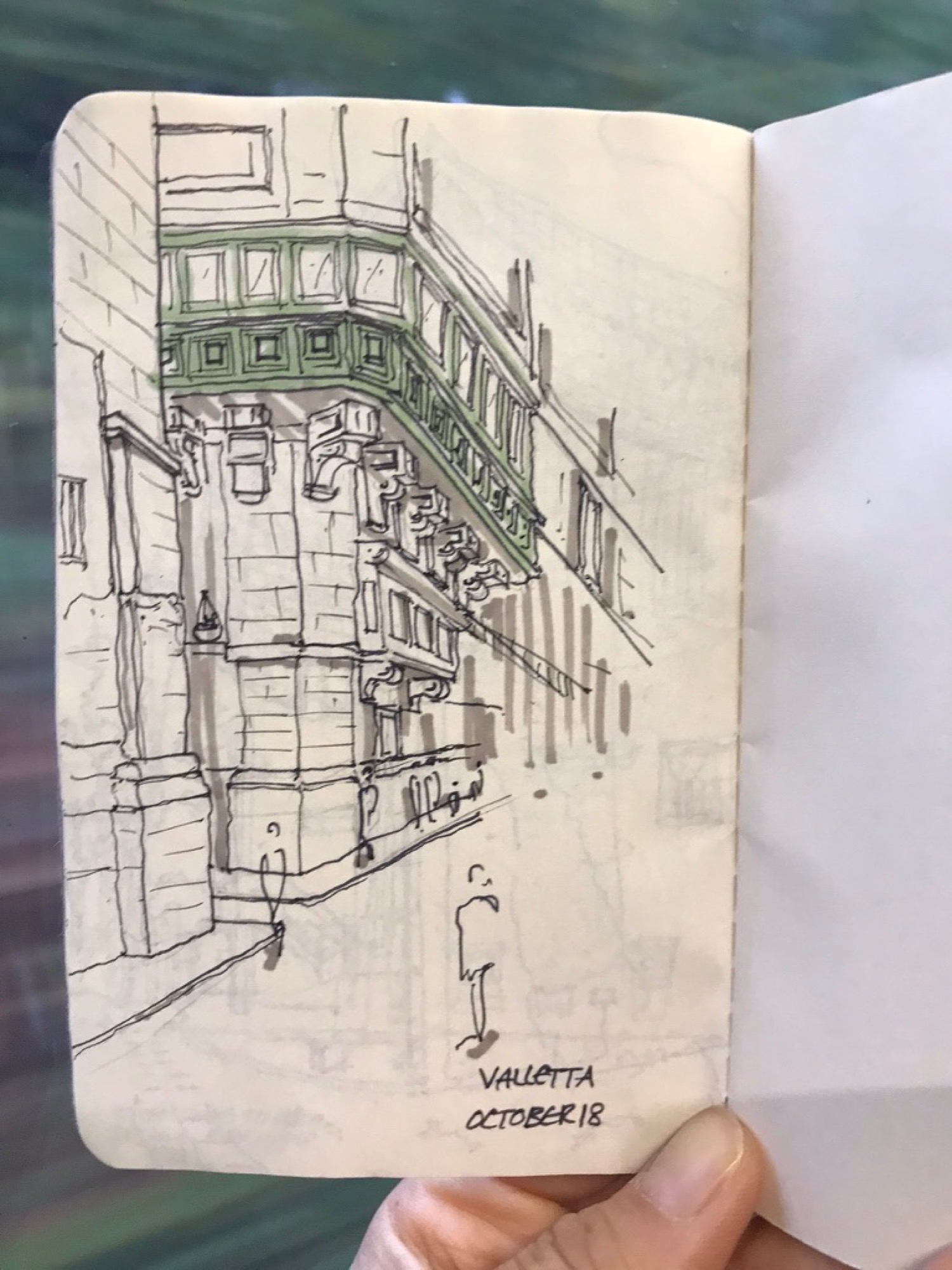 Ink sketch, Malta